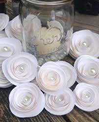 Well, you can still diy a few thoughtful centerpieces from your tropical paradise using all local supplies. Paper Flowers White Roses Set Of 22 Paper Roses Wedding Flowers Cu Kc2designs By Kerry