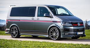 Abt S Vw T6 Special Blows The Candles On Two Cakes Carscoops Vw Caravelle Volkswagen Touran Volkswagen