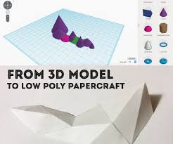 Introduction To Low Poly Papercraft Paper Crafts Low Poly Paper Crafts Diy