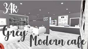 Modern grey kitchen grey kitchens grey kitchen designs blue aesthetic mobile home decorating interior decorating roblox pictures roblox codes roblox bloxburg modern one story house modern house interior and. Bloxburg Grey Modern Cafe Youtube
