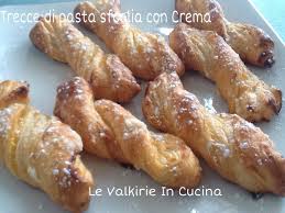 Le trecce di pasta sfoglia con la nutella, golosissime e di facile preparazione, perfette sia per la prima colazione sia per una super merenda. Trecce Di Pasta Sfoglia Con Crema Le Valkirie In Cucina