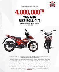 At yamaha, moving into the new milennium means moving to a new commitment. Welcome To Hong Leong Yamaha Motor 4 Millionth