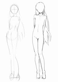 Ilmu Pengetahuan 9 Anime Girl Body Base With Eyes Anime characters can vary in shape and size but start by drawing them with human. anime girl body base with eyes