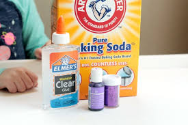 To make slime at home, first place 1 cup of glue into a bowl, then add 1 teaspoon of baking soda and stir until combined. How To Make Slime With Baking Soda Just 2 Ingredients