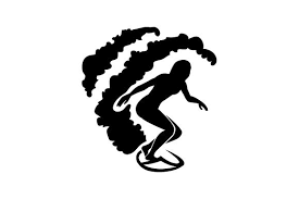 Detailed Sports Silhouette For Surfing Svg Cut File By Creative Fabrica Crafts Creative Fabrica