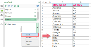 how to convert full state names to abbreviations in excel