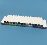 Stock Size Porous Ceramic Aroma Diffuser Stick Ends Glazed Fragrance Rod  for Car Use Perfume