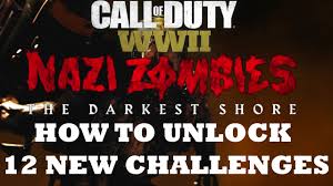 Players of call of duty: The Darkest Shore Challenges And Character Unlocks Call Of Duty Ww2 Zombies The Undead Zone