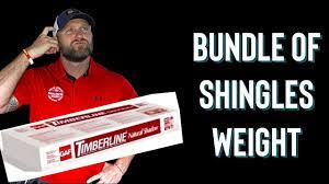 The vast majority of roof shingle bundles weigh between 50. How Much Does A Bundle Of Roofing Shingles Weigh Youtube