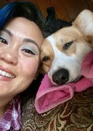 Dog left outside in cold weather