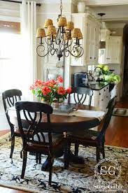 The Summer Farmhouse Kitchen Stonegable Farmhouse Kitchen Tables Kitchen Table Decor Round Kitchen Table