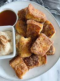 French toast is one of those happy foods that bring a smile to everyone's face. Sourdough French Toast Bites Winniesbalance