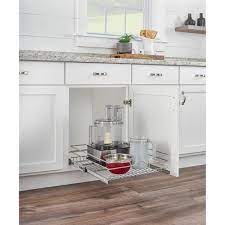 With cabinet storage solutions by hafele, you can keep your cabinets neat and. Rev A Shelf 21 In X 20 In Single Kitchen Cabinet Pull Out Wire Basket 5wb1 2120cr 1 The Home Depot