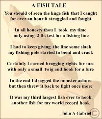 A Fish Tale Poem Fish Tales Poems Tales