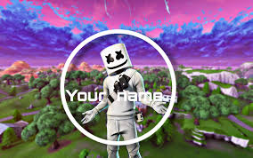 @fortnitethumbnails.gfx posted on their instagram profile: Fortnite Profile Picture Marshmello U Gfx God22
