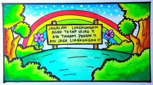 Cara Membuat Poster Sumber Daya Alam Poster Pelestarian Sumber Daya Alam Youtube