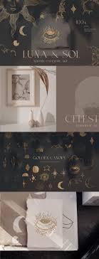 Check spelling or type a new query. Golden Celestial Line Art Sun Moon Boho Logo Design Entrepreneur Brand Design Golden Design