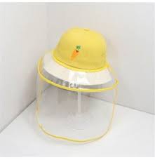 Kids Anti Spray Saliva Direct Splash Isolation Face Shield Cotton Fisherman S Cap Protective Hat For Children Face Shield Splash Shield