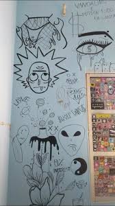 Hip hop art et cultures urbaines, graffe, tag, bubble, flop, throw up, block style drawings easy graffiti drawings graffiti characters art graffiti drawing art drawings simple. Pin By Isabela Ostermann On Parede Hippie Painting Trippy Drawings Painting Art Projects