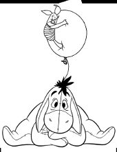 Usually appearing as a side character, eeyore was a central character in the disney's winnie the pooh and a day for eeyore.along with his friends, the other principal characters from the disney version of winnie the pooh, such as pooh, tigger, piglet and rabbit, eeyore has been featured in various children's merchandise, like home décor items, toys. Pooh Eeyore Tigger Coloring Pages Topcoloringpages Net