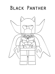 Lego Black Panther Coloring Page Lego Coloring Pages Coloring Books Superhero Coloring Pages