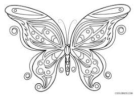 Have fun colouring our simple butterfly colouring page with bright, bold colours. Printable Butterfly Coloring Pages For Kids