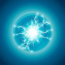 Palla Luminosa Su Nero Trasparente Ball Lightning Lightning Art Tree Of Life Art