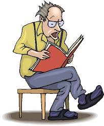 clip art adult reading - Clip Art Library