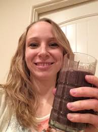 Coconut almond milk smoothie with frozen banana