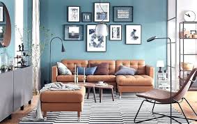 Ikea Landskrona Sofa Luxury Made Affordable In The Living Room Golden Brown Leather So Colourful Living Room Ikea Living Room Living Room Furniture Inspiration