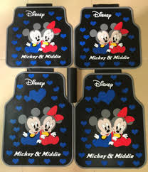 155 32 Cute Mickey Minnie Mouse Automotive Carpet Car Floor Mats Rubber 5pcs Sets Black Blue Automotive Carpet Car Floor Mats Mickey Minnie Mouse