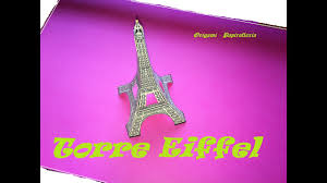 1630 torre eiffel 3d models. Paper Toys Origami Papiroflexia Torre Eiffel En 3d Youtube