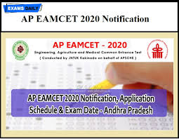 Ap eamcet web counselling schedule 2020 (bipc stream) notification would be released for ap eamcet counselling processing fee payment, slot booking, certificates verification. Ap Eamcet 2020 Notification Out Apply Online