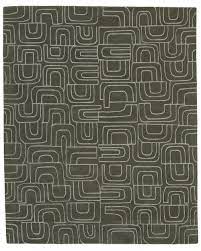 Handtufted wool rug depicting a whimsical mountain scene. Archie Area Rug Angela Adams Designer Handmade Rugs And Furniture