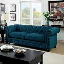 4.2 out of 5 stars. Stanford Dark Teal Sofa Cm6269tl Sf Description Featuring Button Tufted Cushions With Nail Head Trim Borders This Fab Living Room Sofa Design Sofa Set Sofa
