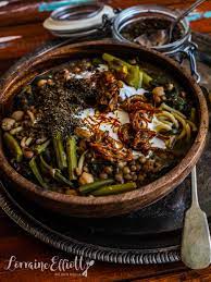 Ash Reshteh Or Persian Lentil Noodle Soup Recipe Fresh Herb Salad Persian Cuisine Soups And Stews