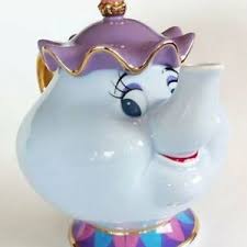 New Disney Resort Limited Release Beauty And The Beast Mrs Potts Teapot Ebay