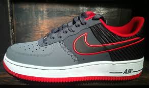 Black And Grey Air Force 1 Low Nike Air Force 1 Low Black Grey Red Nike Shoes Jordans Nike Shoes Outlet Nike Air