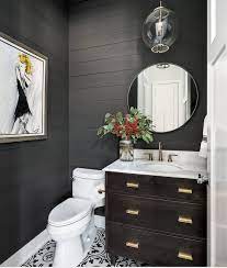 This video is part 1 c. Tips For Using Dark Moody Paint Colors Bathroom Wall Colors Powder Room Vanity Bathroom Colors