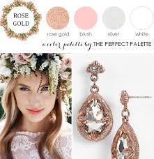 Summer types can pull off statement jewelry, and really rock it when they wear lots of jewelry, especially silver. Now Trending Rose Gold And Blush Wedding Ideas The Perfect Palette