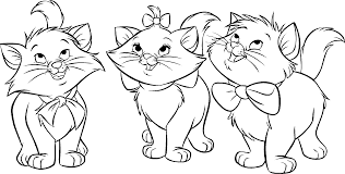 Personnages Celebres Walt Disney Les Aristochats 24511 Png 2163 1096 Coloriage Chaton Coloriage Coloriage Disney