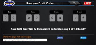 A ruby gem for the fantasy football nerd api which: New Feature Random Draft Order Live From Fantasy Football Nerd