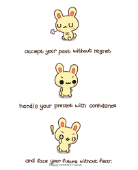 Accept Your Past Without Regret Motivational Daily Quotes Sayings Pictures Gif 500 615 Cute Quotes Happy Monster Quotes