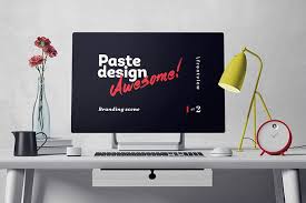 Free Surface Studio Mockup Surface Studio Mockup Free Psd Business Card Mock Up
