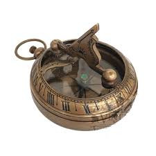 Sep 06, 2017 · place the compass on a flat surface and away from anything that might interfere with its magnetic field. Nautical Brass Sundial Compass With Push Button 2 Styles Yellow Octopus