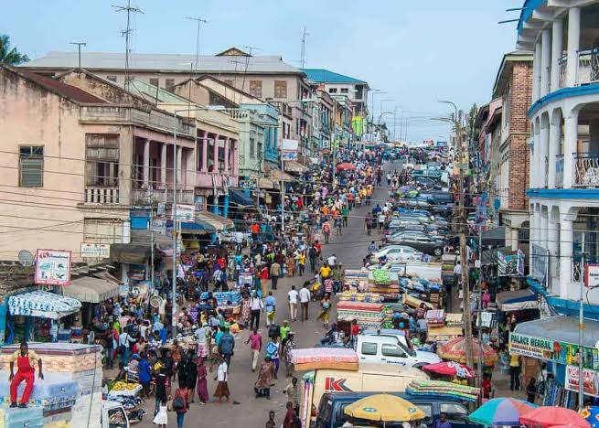 Kumasi Market Craft Center Ashanti Ghana