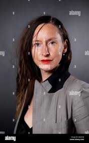 Joanna Walsh, the British writer and illustrator, at the Edinburgh  International Book Festival. Edinburgh, Scotland. 21st August 2016 Stock  Photo