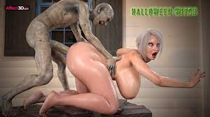 New 3D Monster Porn Comic by Rev3D - Halloween Witch - Affect3D.com
