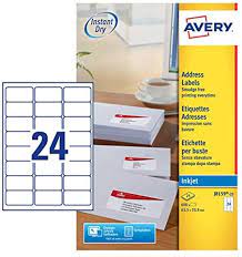 #24 swap nodes in pairs. Avery J8159 25 Self Adhesive Address Mailing Labels 24 Labels Per A4 Sheet Office Products Amazon Com