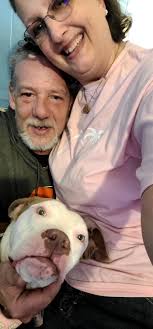 After 2 months without a dog in our house after losing our Moose. Friday my  husband and I adopted this beautiful girl. Her name is Dior and is settling  in just fine